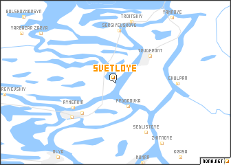 map of Svetloye