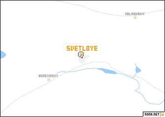 map of Svetloye