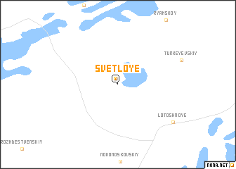 map of Svetloye