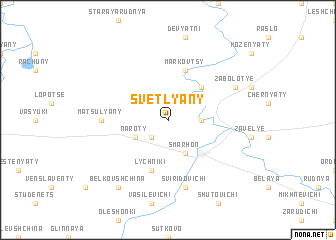 map of Svetlyany