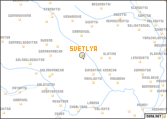 map of Svetlya