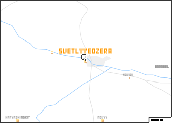 map of Svetlyye Ozëra