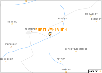 map of Svetlyy Klyuch