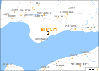 map of Svetlyy