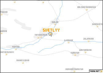 map of Svetlyy
