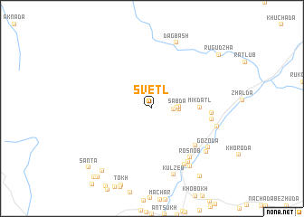 map of Svetl\