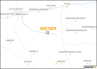 map of Svetoch