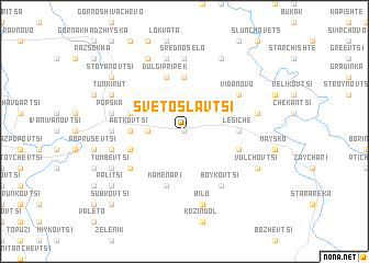 map of Svetoslavtsi