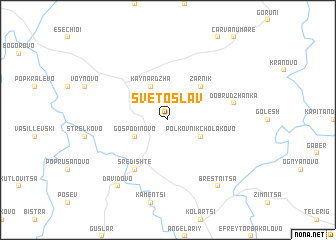 map of Svetoslav