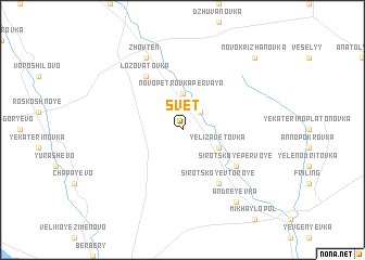 map of Svet