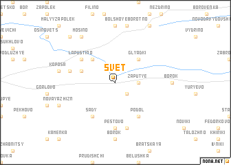 map of Svet