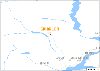 map of Svidalen