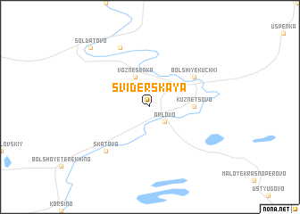 map of Sviderskaya