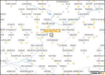 map of Svídnice
