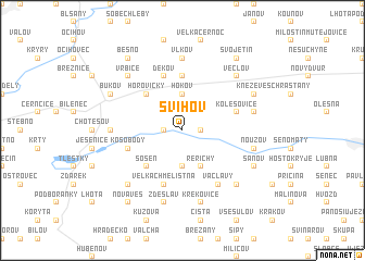 map of Švihov