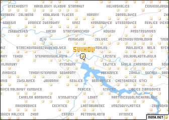 map of Švihov