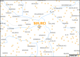 map of Svilaići