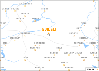 map of Svileli