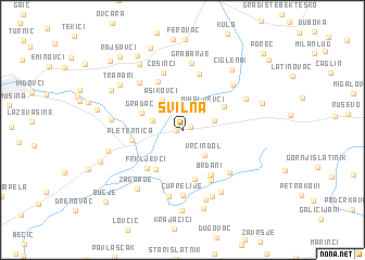 map of Svilna