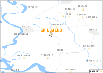 map of Svilojevo