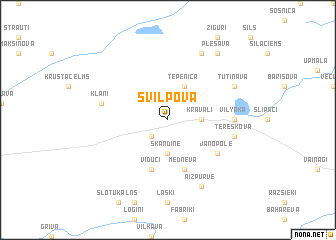 map of Svilpova