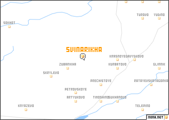map of Svinarikha