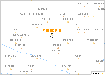 map of Svinarin