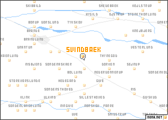 map of Svindbæk