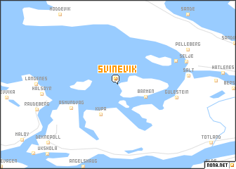 map of Svinevik