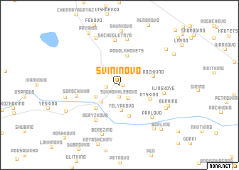 map of Svininovo