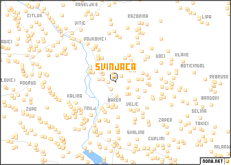 map of Svinjača