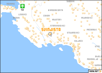 map of Svinjišta