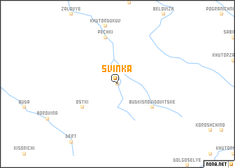 map of Svinka