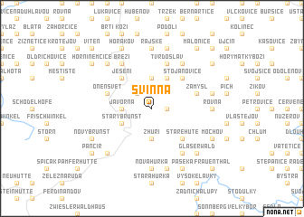 map of Svinná