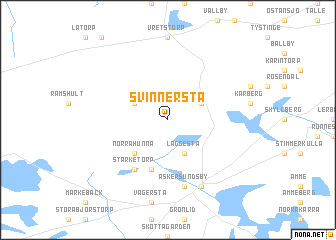 map of Svinnersta