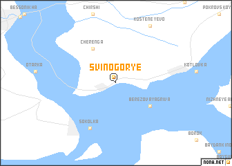 map of Svinogor\