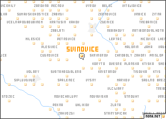 map of Sviňovice