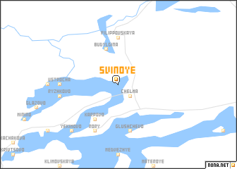 map of Svinoye