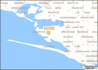 map of Svinø