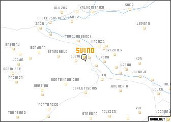 map of Svino