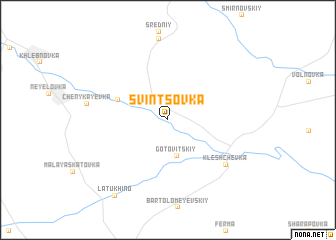 map of Svintsovka
