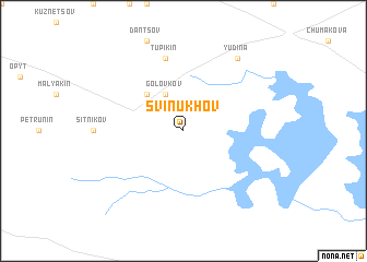 map of Svinukhov