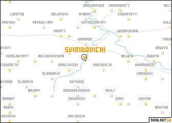 map of Sviridovichi