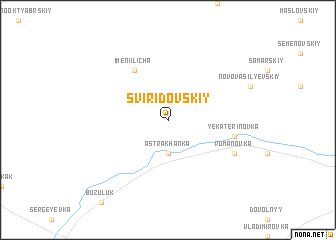 map of Sviridovskiy