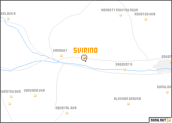 map of Svirino