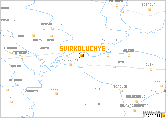 map of Svirkoluch\