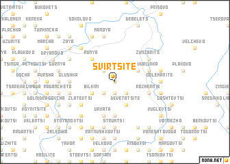 map of Svirtsite
