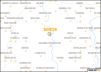 map of Svirzh