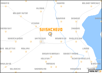 map of Svishchëvo