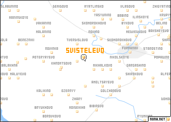 map of Svistelëvo